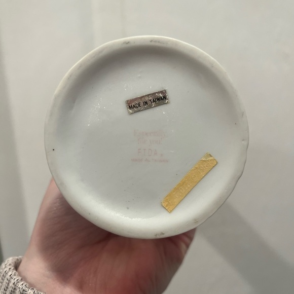 Vintage 1989 FTDA Iridescent Bud Vase - 8.5” Tall - Picture 4 of 5